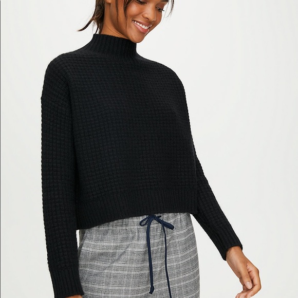 Aritzia Judith Cashmere Sweater Burgundy - Picture 1 of 7